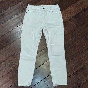 Free People White Hi-Rise Ankle Skinny Jeans SIZE 29